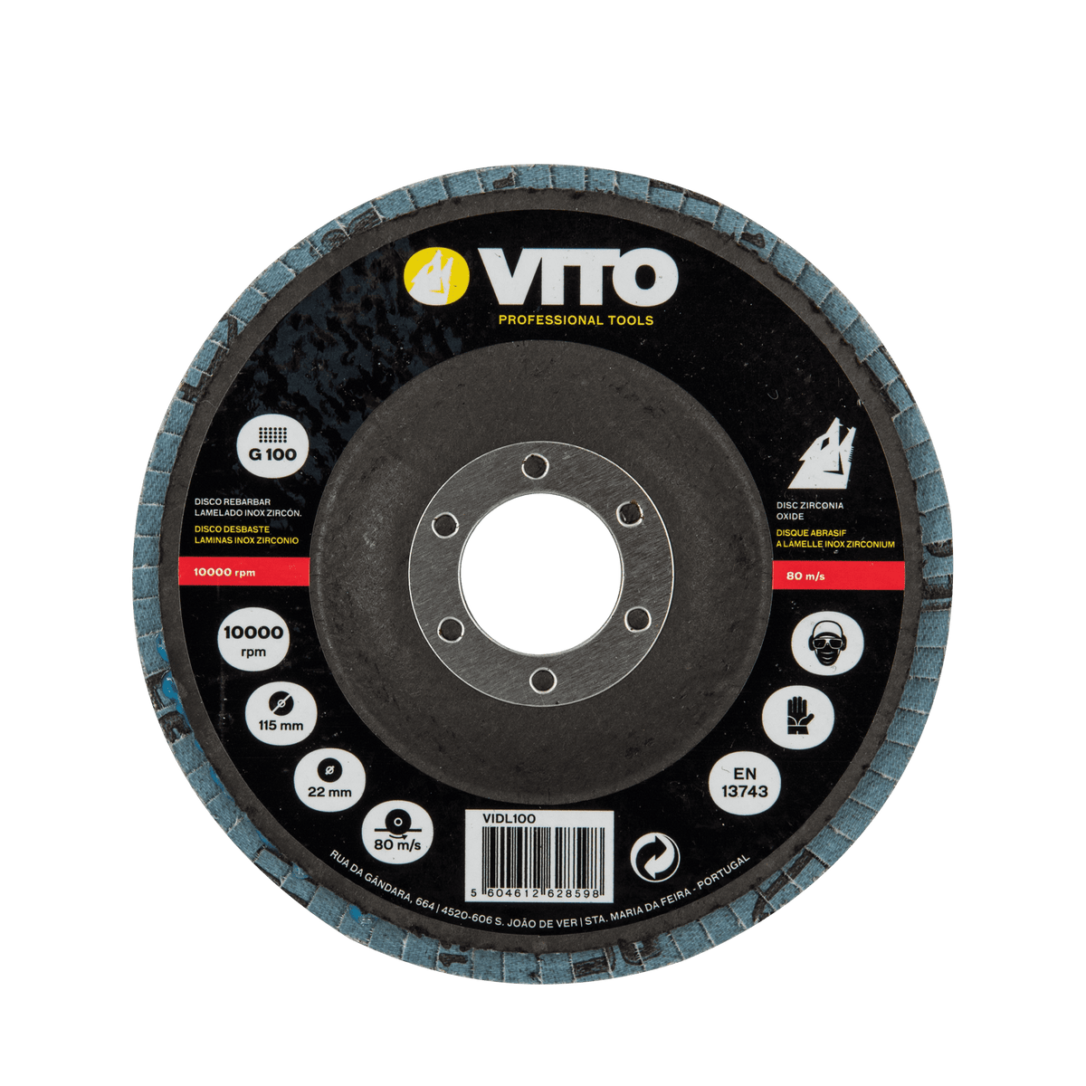 Disco Laminado de Oxodio de Circonio VITO VIDL60