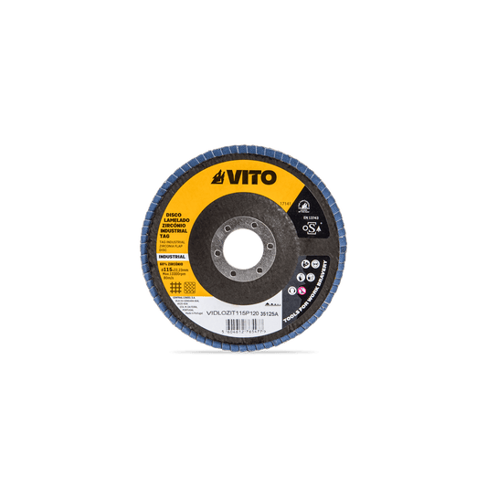 Disco de Láminas de Zirconio Industrial Tag VITO
