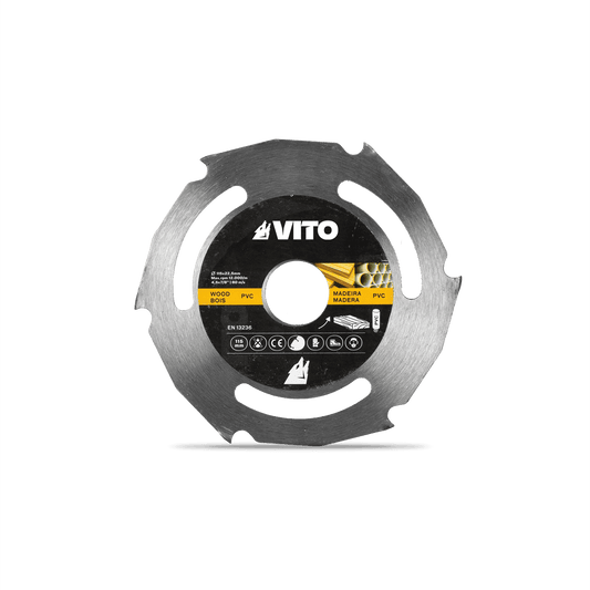 Disco de Corte Madera para Amoladora 230 mm VITO VIDM230