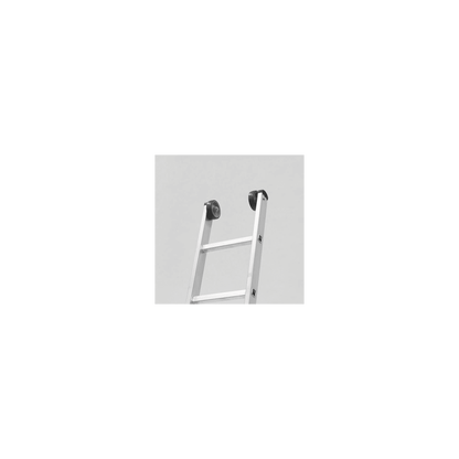 Escalera Doble Extensible con Peldaños Cuadrados 2 x 14 Peld. - 3,87 x 6,57 m VITO VIEDQ4