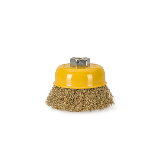 BROSSE TASSE ONDULÉE MÉTAL 80MM M14 VITO