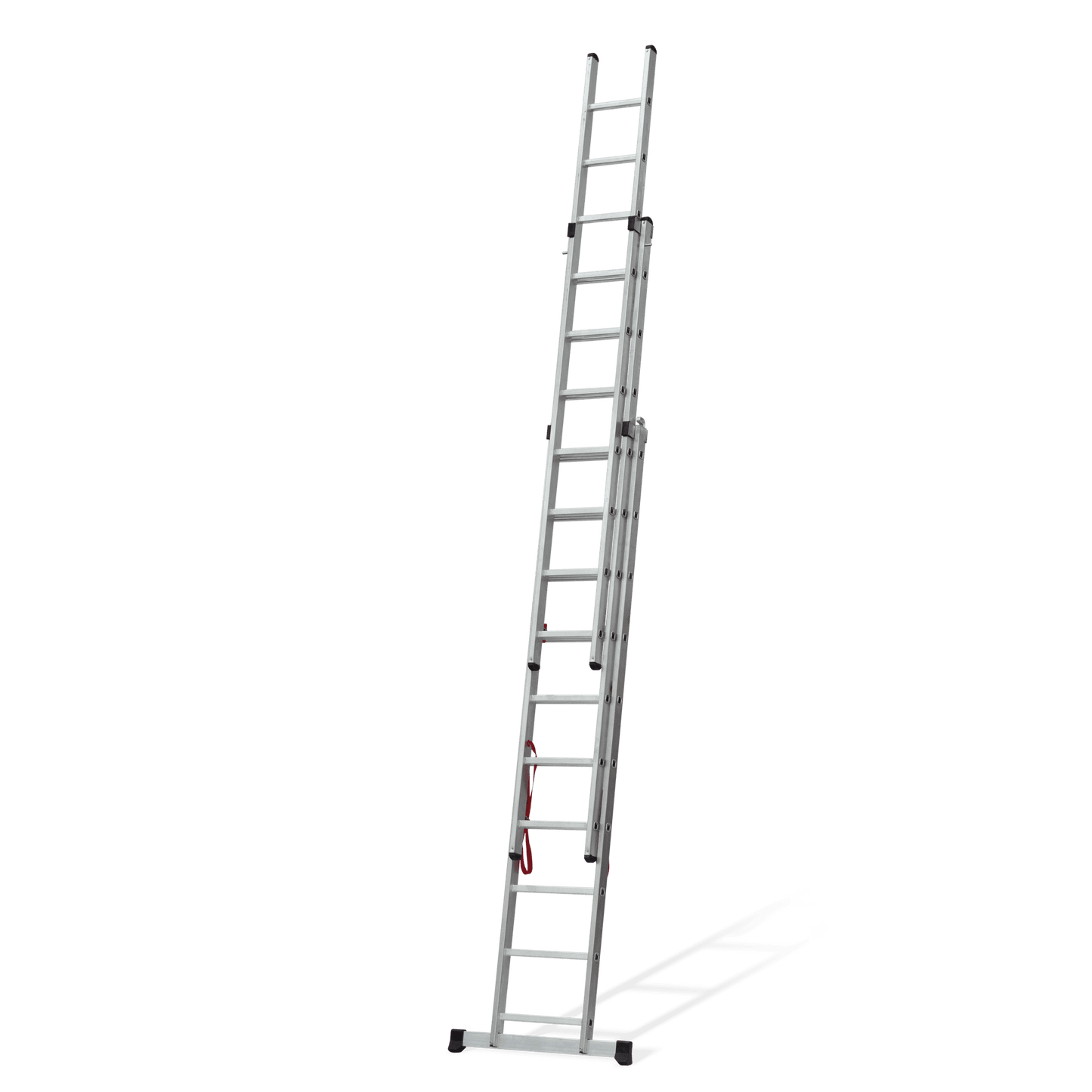 VITO Escalera Triple Extensible Con Peldaños Cuadrados 3X3,5 M