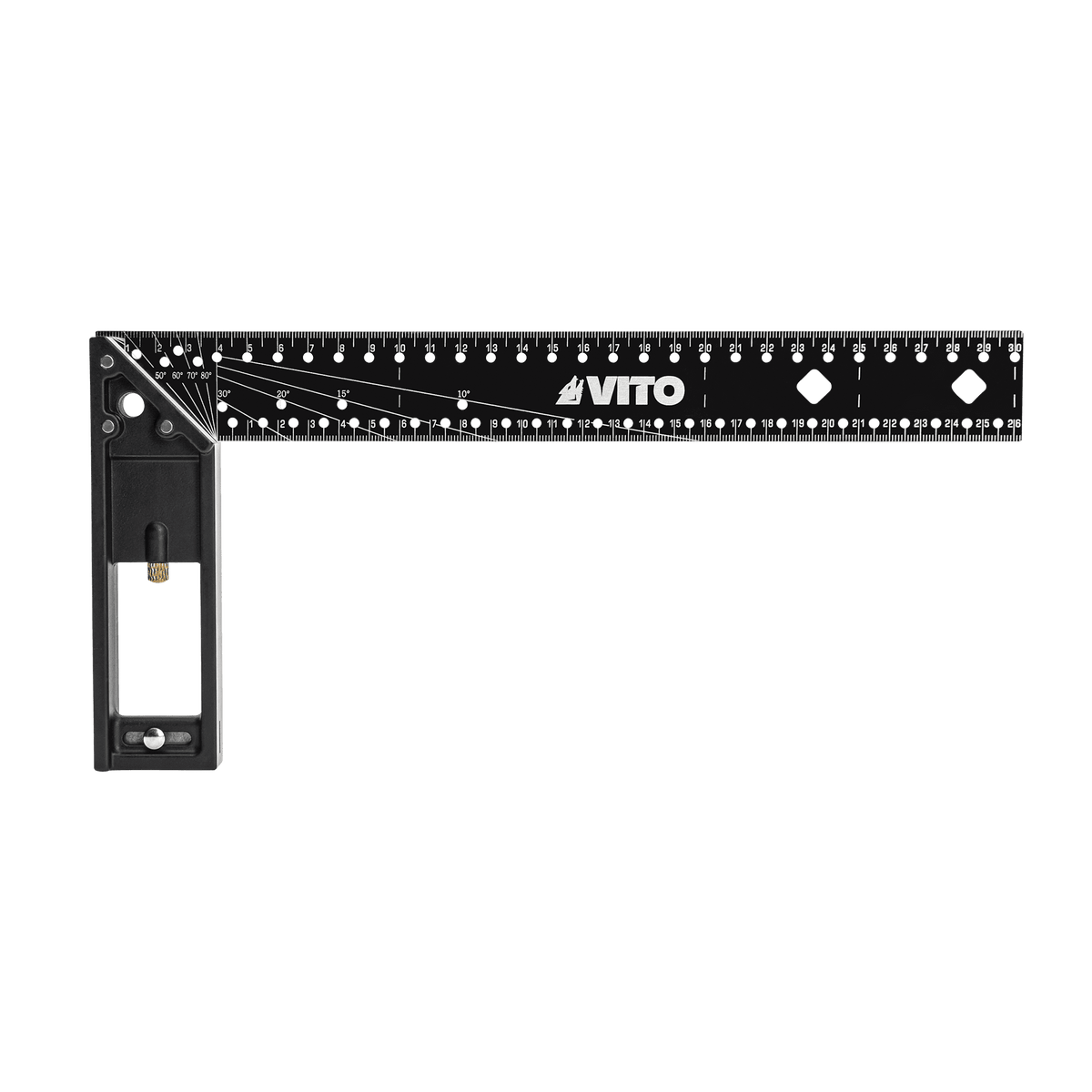 Escuadra de Combinación con Punzón 30CM VITO VIEUR300
