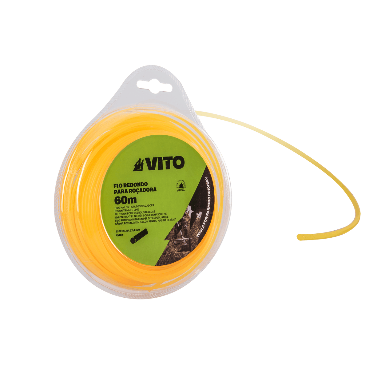 Hilo de Nylon Redondo para Desbrozadora VITO