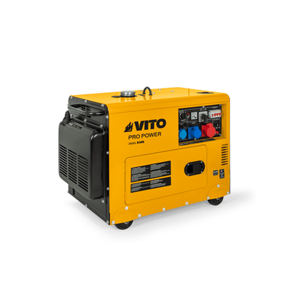 VITO Generador Diesel Trifásico Silencioso 8 Kva