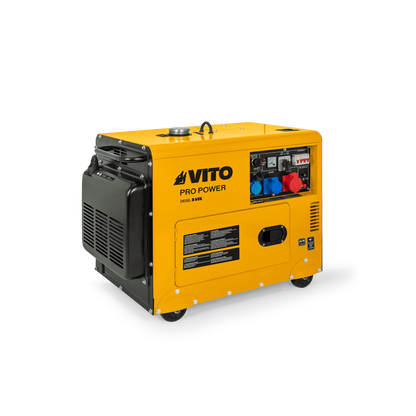 GENERADOR DIESEL TRIFÁSICO SILENCIOSO 8 KVA