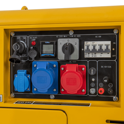 GENERADOR DIESEL TRIFÁSICO SILENCIOSO 8 KVA