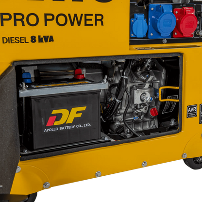 GENERADOR DIESEL TRIFÁSICO SILENCIOSO 8 KVA