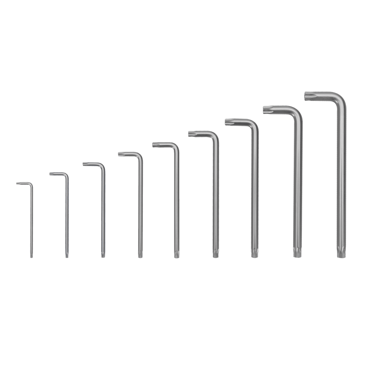 Juego de Llaves Torx de Seguridad Largas T10–T50 – 9 Piezas VITO VIJCTSLP9