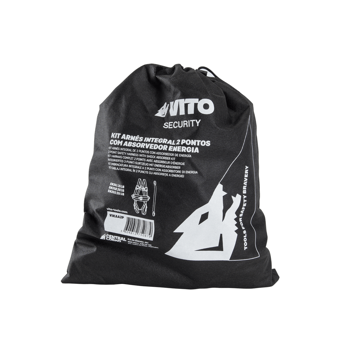 Kit Arnés Integral de 2 Puntos C/ Absorbedor de Energía VITO VIKAA2P