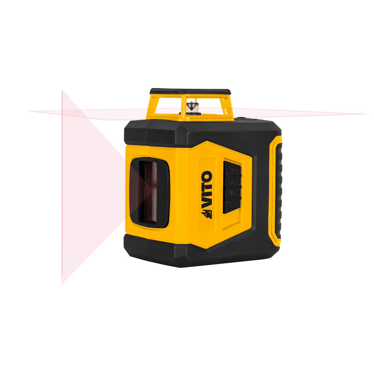 Nivel Láser Autonivelante de 2 Líneas Rojas - Horizontal 360º + Vertical - 10M VITO