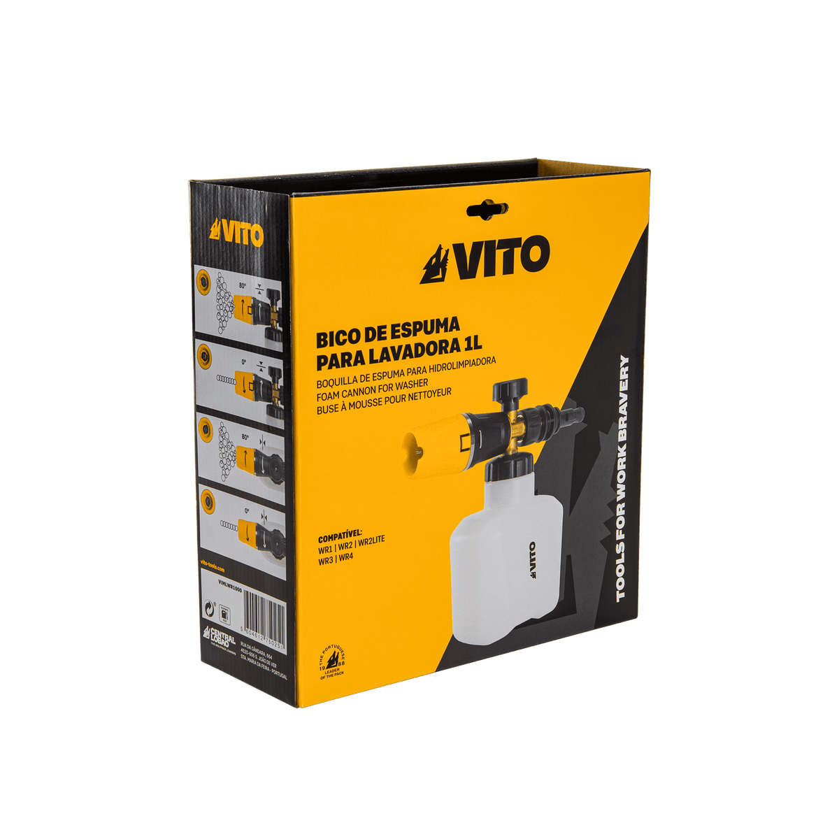 Boquilla de Espuma para Hidrolimpiadora WR - 1000ML VITO VIMLWR1000
