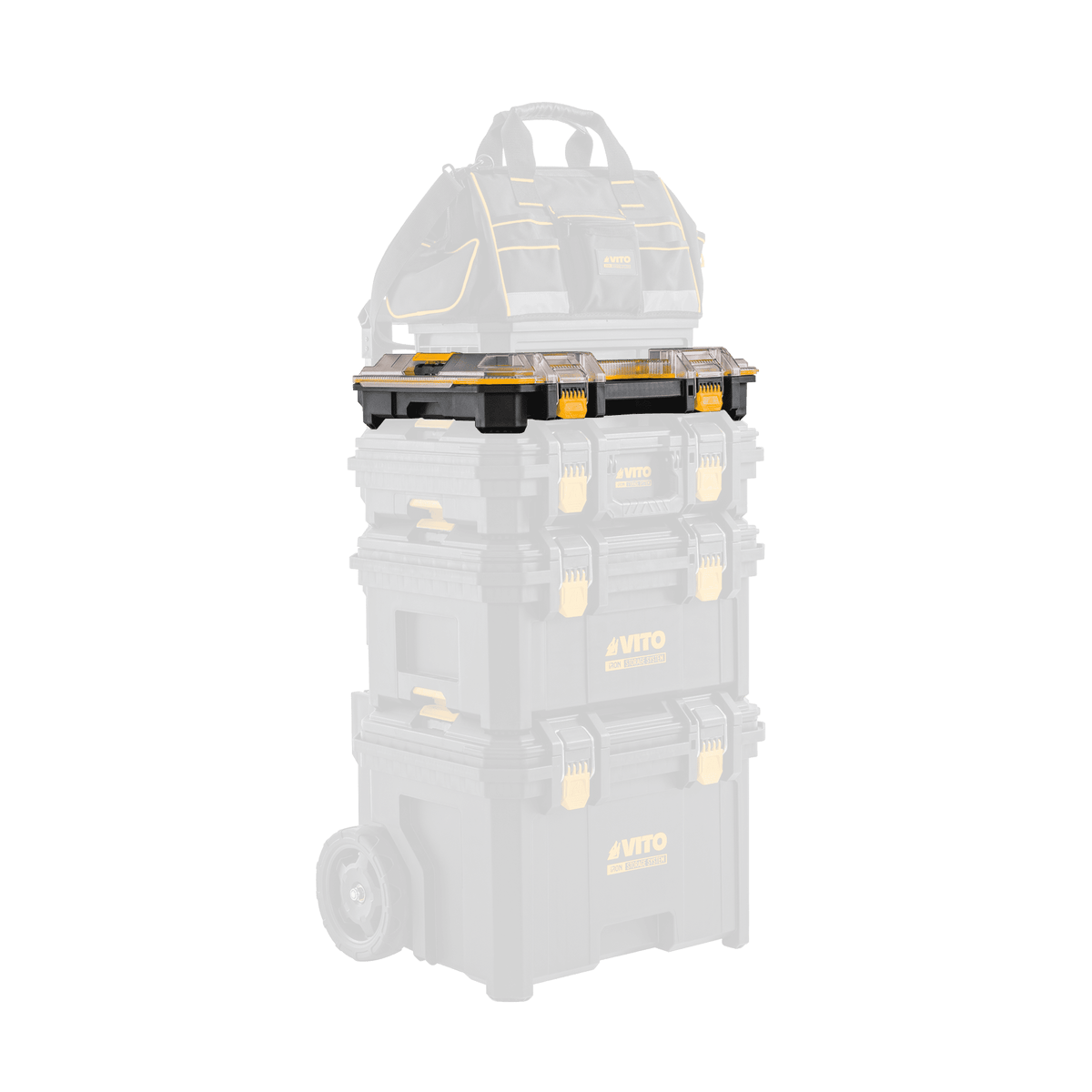 Organizador 11 Compartimentos para Caja de Herramientas Modular VITO VIMMO11