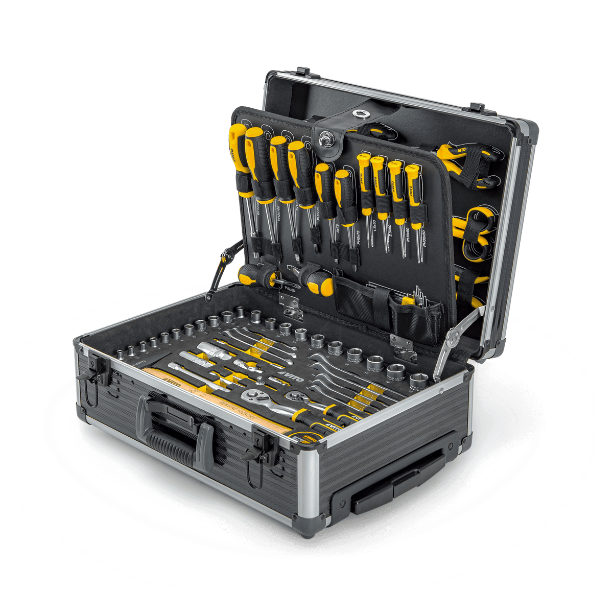 Maleta Trolley con Herramientas 137 Pzas VITO VIMTF137