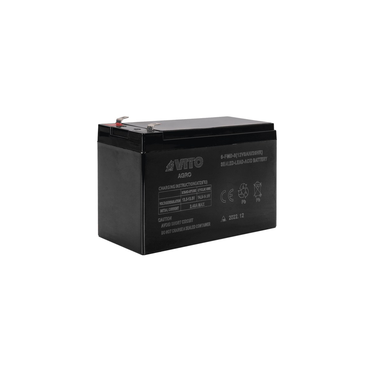 Batería para Pulverizador 12V - 8AH VITO VIPUB16BABL