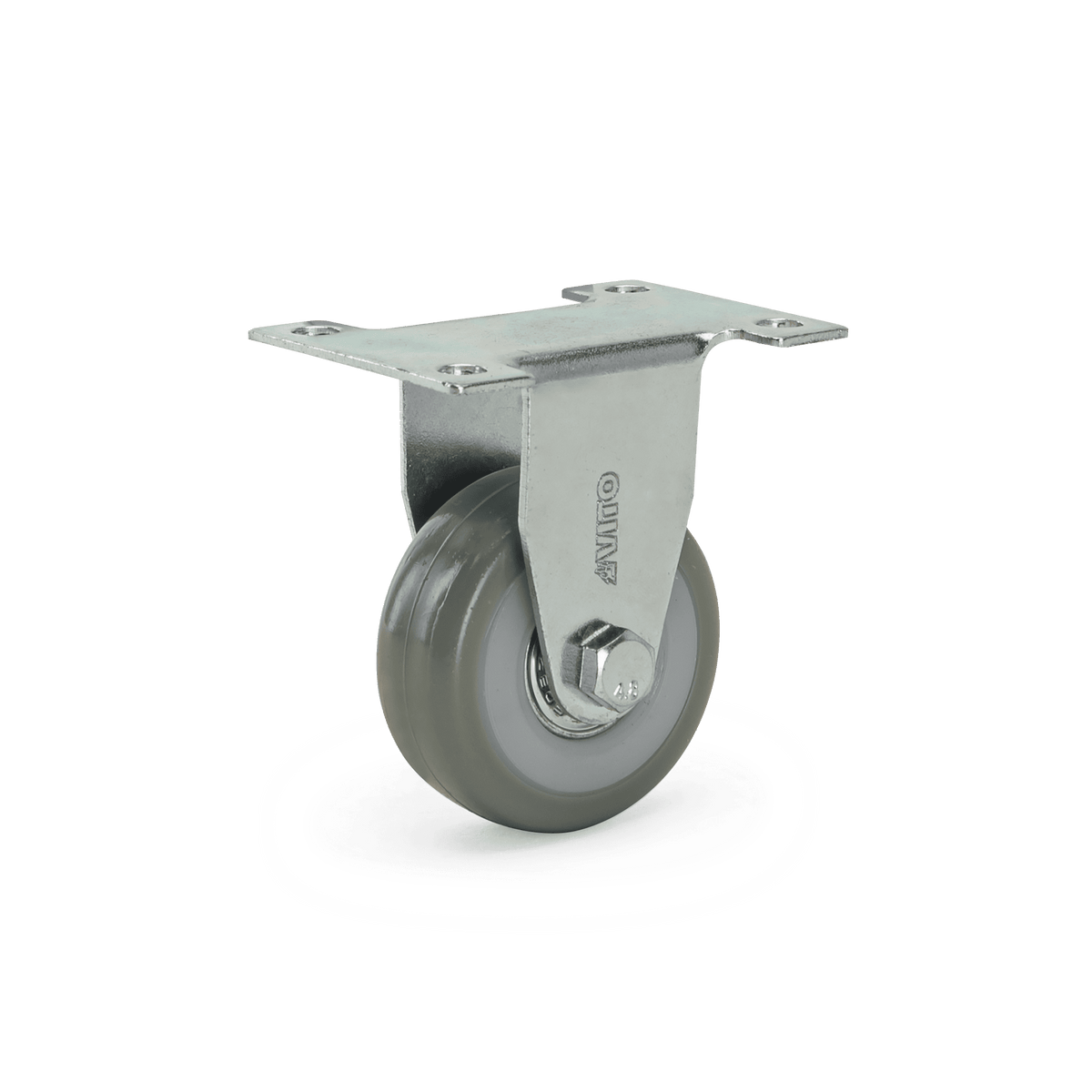 Rueda Fija PVC Gris 50MM VITO VIRFPVCCZ50