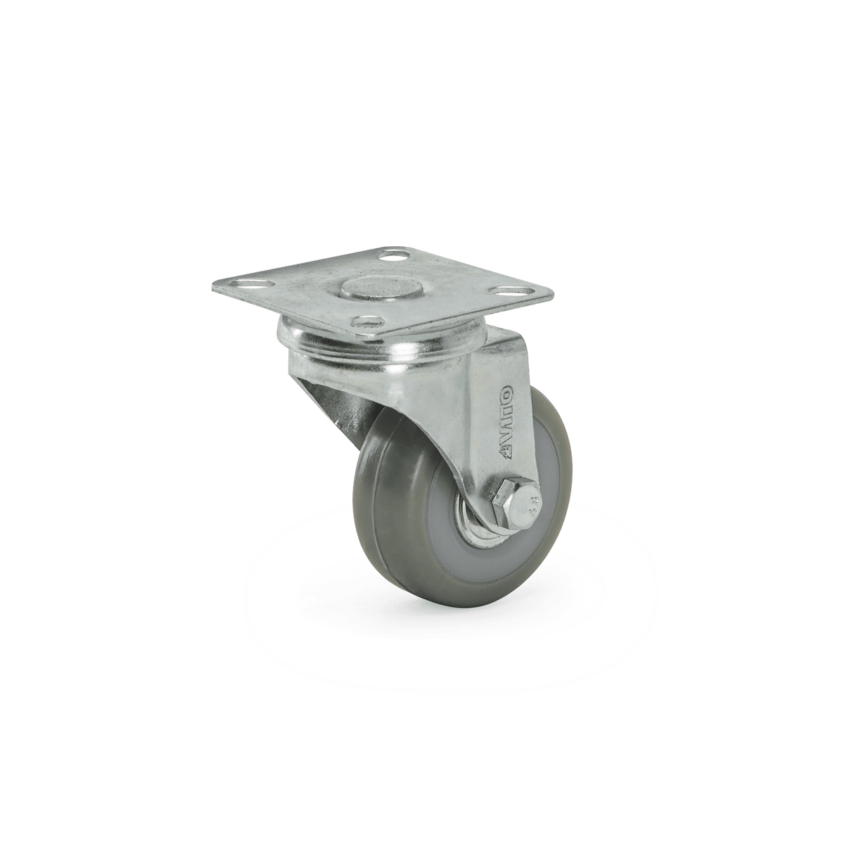 Rueda Giratoria PVC Gris 50MM VITO VIRGPVCCZ50