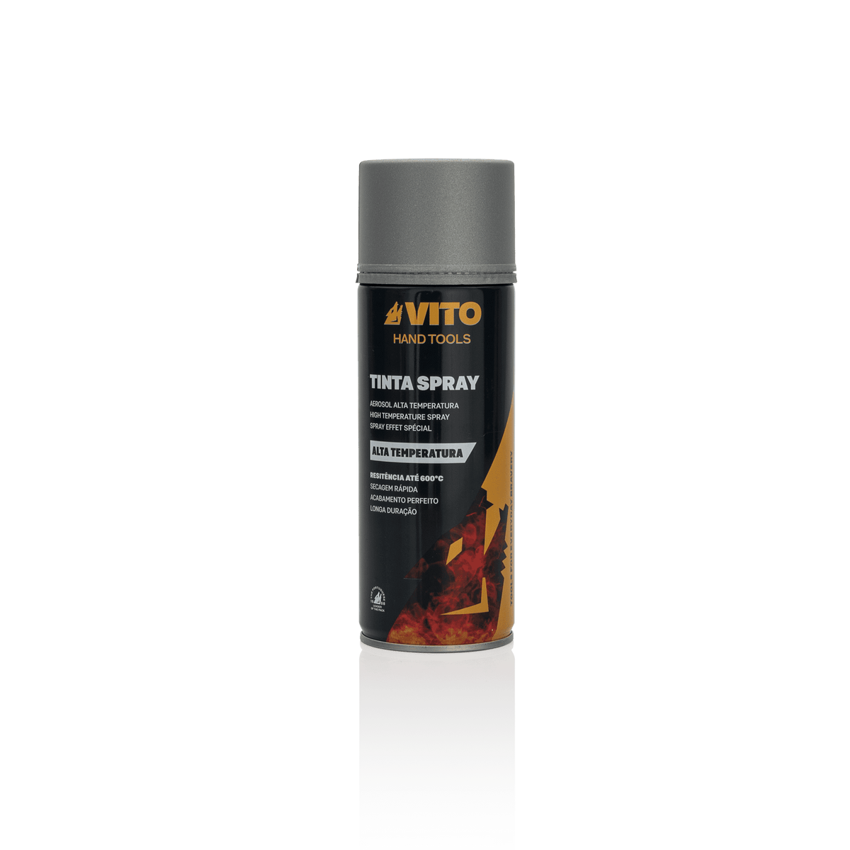 Pintura Acrílica en Spray Alta Temperatura Aluminio VITO VISATAL