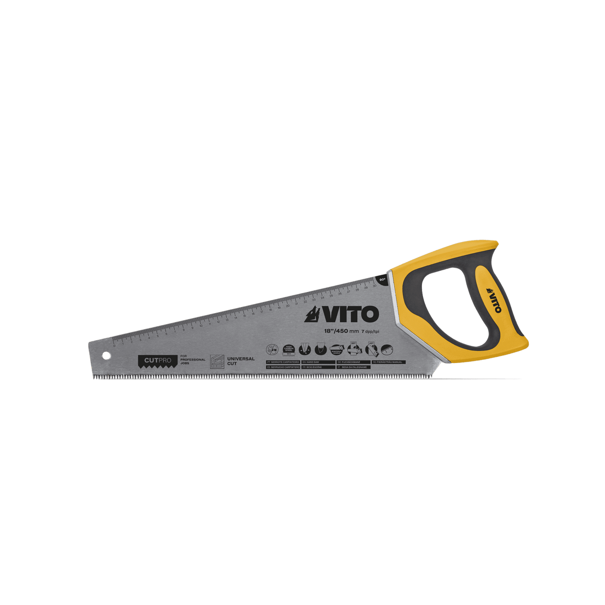 Serrucho de Carpintero con Mango Bimaterial VITO