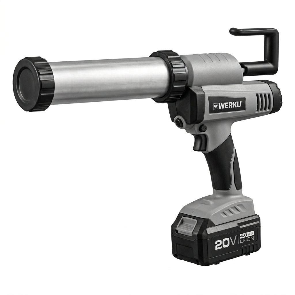 Pistola para Cartuchos Tubular Inalámbrica WK403580 20V 600 ml LED