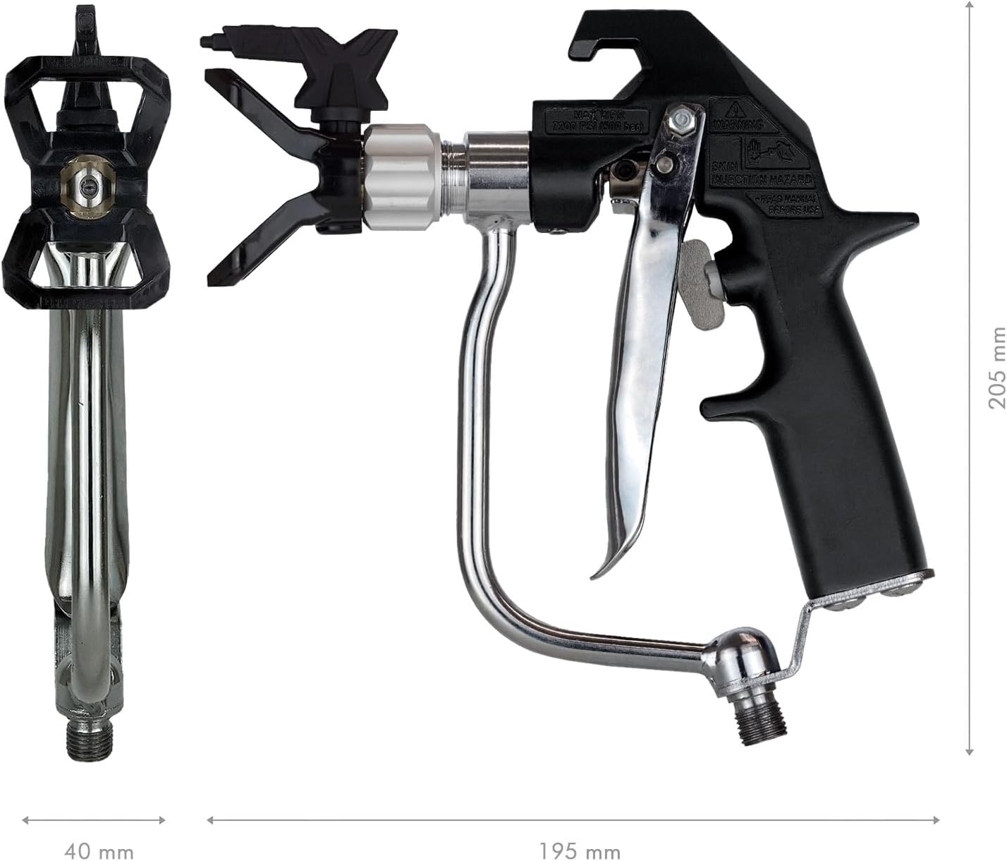 Werku WK501630 Pistola Airless Alta Presión con Boquilla 635