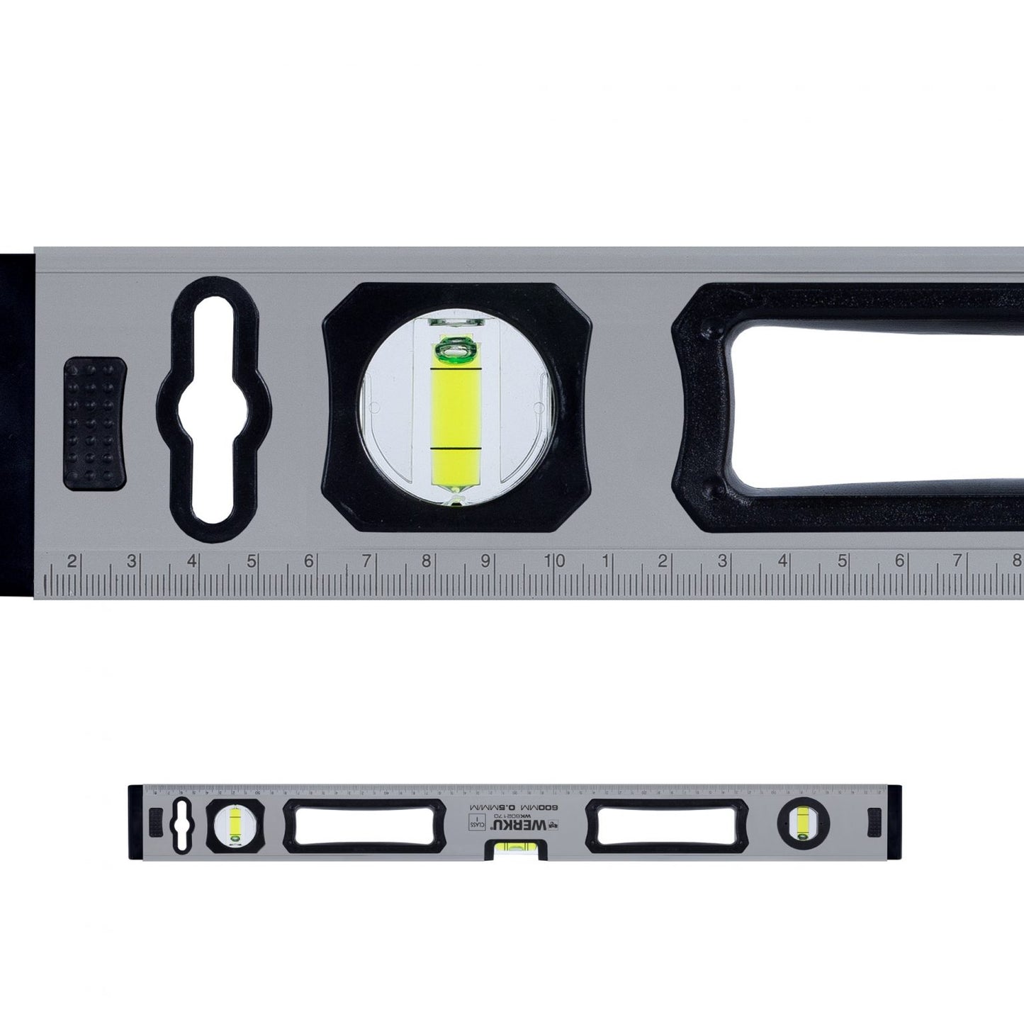 Nivel Rectangular Magnético de Aluminio WK602640–WK602650 Clase I