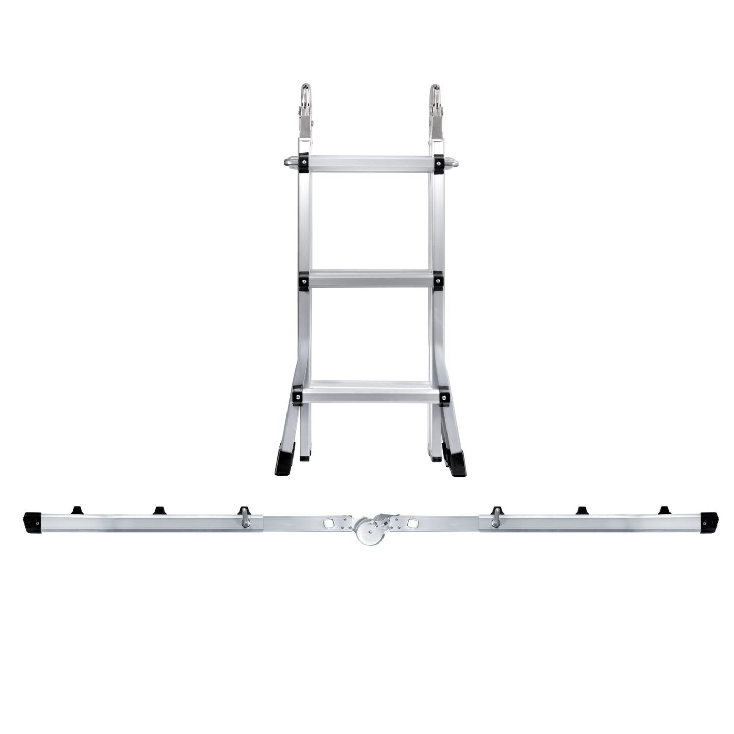 Escalera Telescópica Multiuso de Aluminio WK700110 / WK700120 150 kg