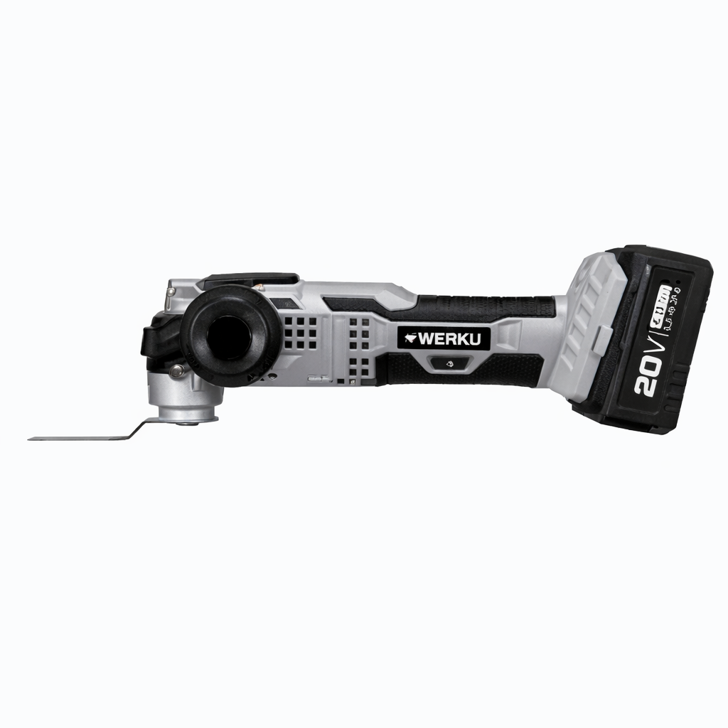 Werku WK403720 Herramienta Multifunción Inalámbrica 20V 5000-20000 RPM