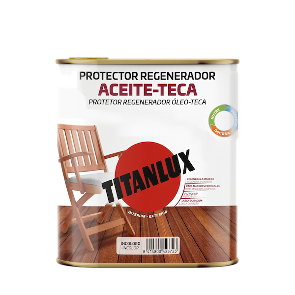 Aceite Para Teca Y Maderas Exóticas Titanlux