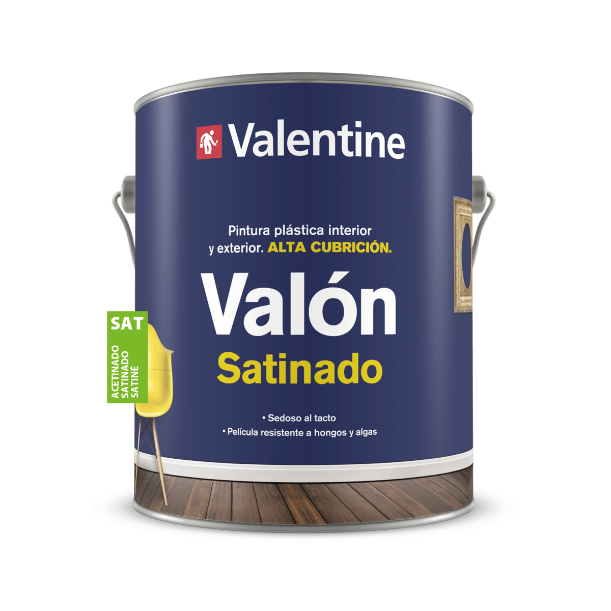 Valentine Wallonie Satin 15L Blanc 