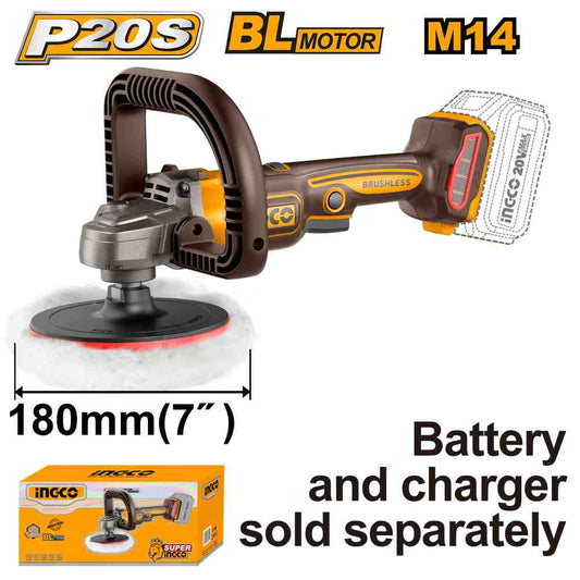 Pulidora 20V (180mm) INGCO