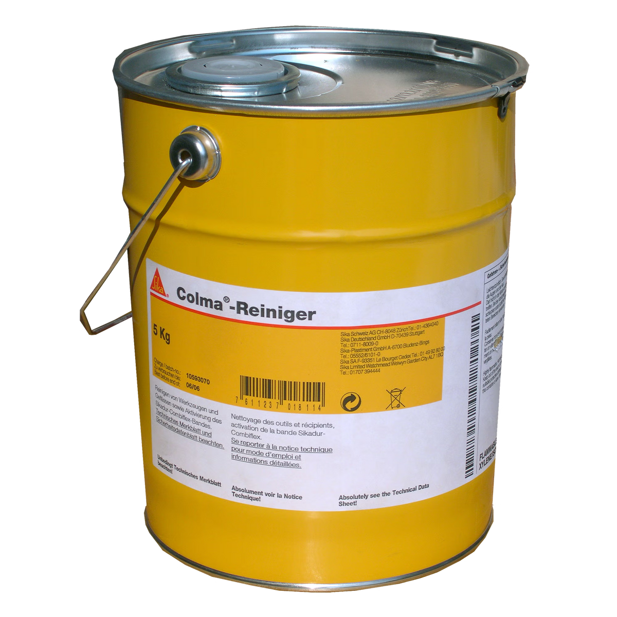 Sika Colma Limpiador disolvente para resinas bote 4 kg