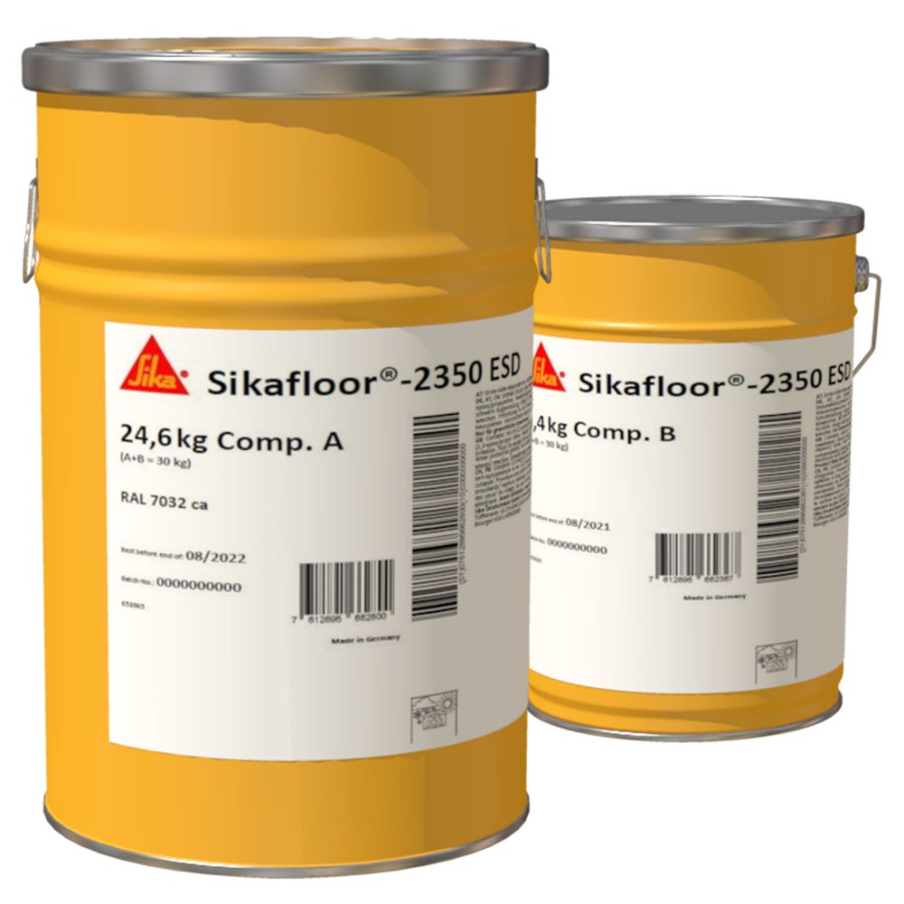 Sika Sikafloor-2350 ESD revestimiento epoxi disipativo para suelos antiestáticos