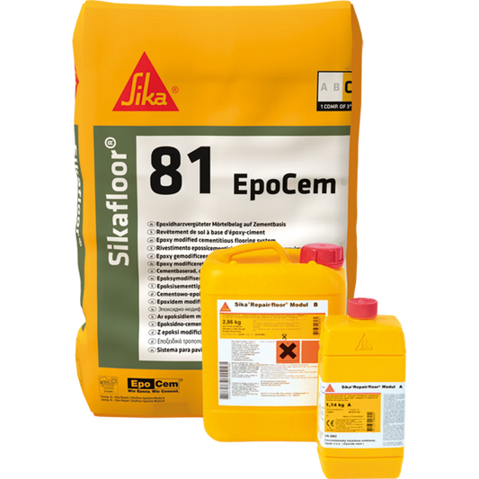 Sika Sikafloor-81 EpoCem mortero epoxi-cemento autonivelante, lote 23 kg