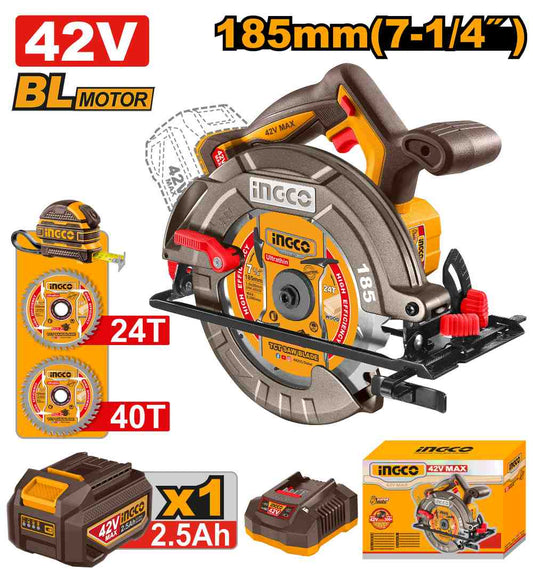 Sierra Circular 42 V 185 Mm INGCO