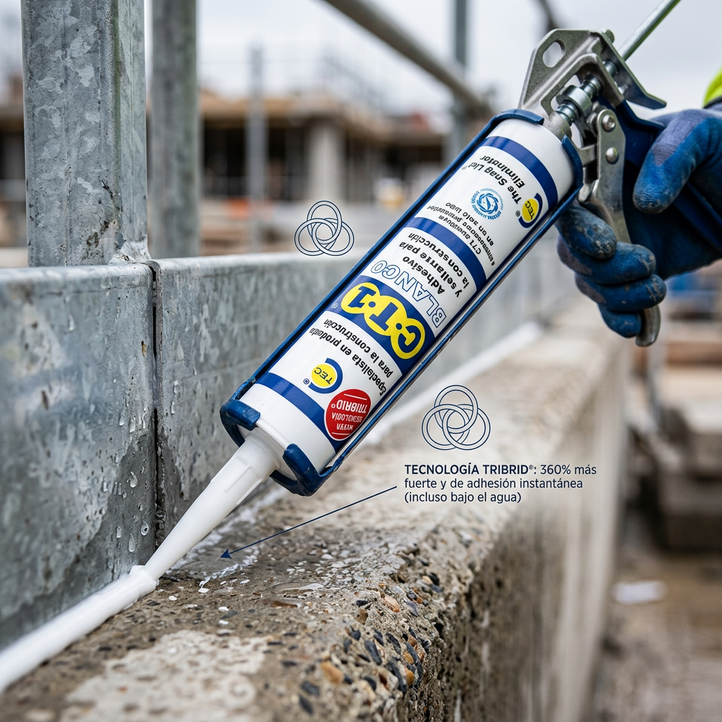 CT1 TRIBRID® Adhesivo y Sellante Universal para Construcción 290ml