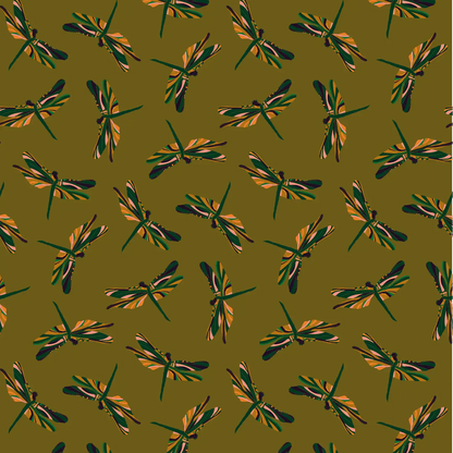 Demoiselles D02 — papel pintado Ressource Faune & Flore
