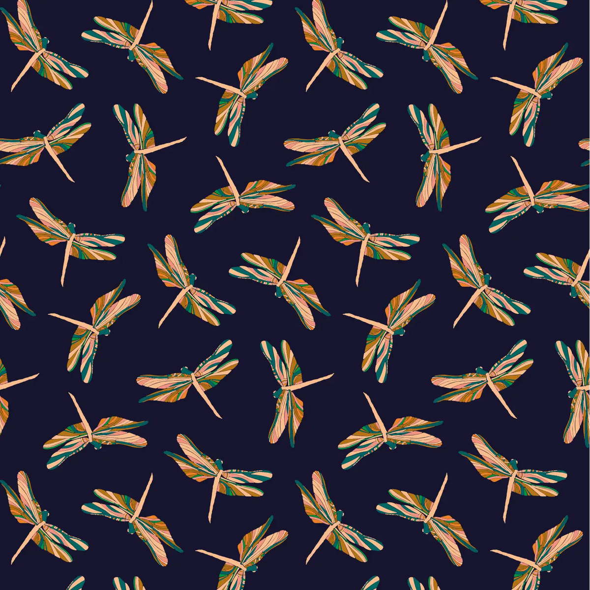 Demoiselles D03 — papel pintado Ressource Faune & Flore
