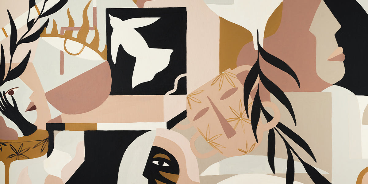 Picto Ocre EDAP01 — papel pintado Ressource Madi