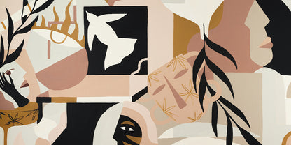 Picto Ocre EDAP01 — papel pintado Ressource Madi