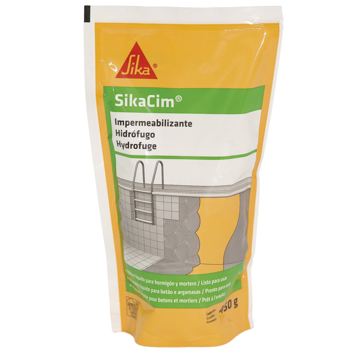 Sika SikaCim Impermeabilizante hidrófugo de masa en bolsa de 500 ml