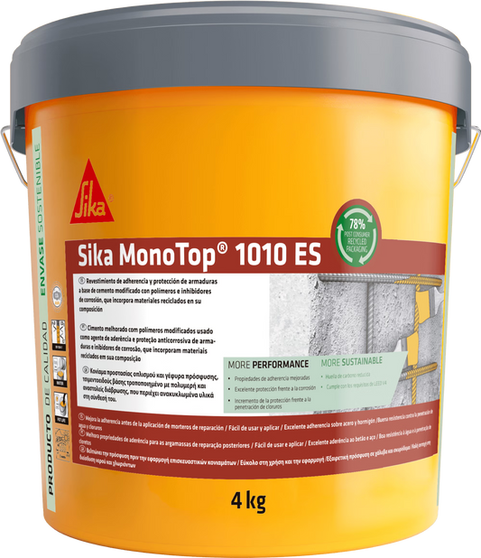 Sika MonoTop-1010 ES pasivador de armaduras en bote de 4 kg