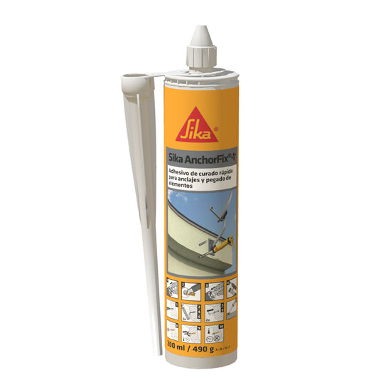 Sika AnchorFix-1 resina de poliéster para anclajes químicos en cartucho de 300 ml