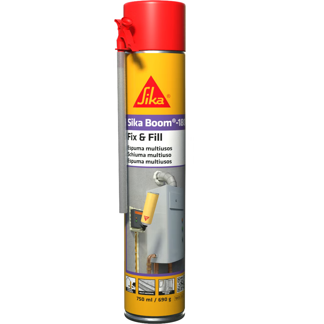 Sika Boom-180 espuma de poliuretano expansiva con cánula en bote de 750 ml