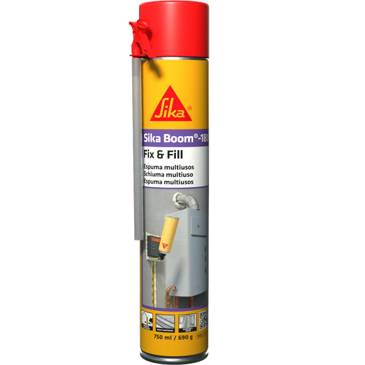 Sika Boom-180 espuma de poliuretano expansiva con cánula en bote de 750 ml