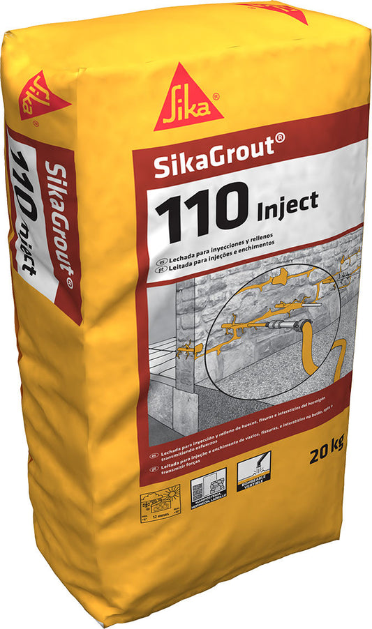 Sika SikaGrout-110 Inject lechada cementosa de inyección en saco de 20 kg