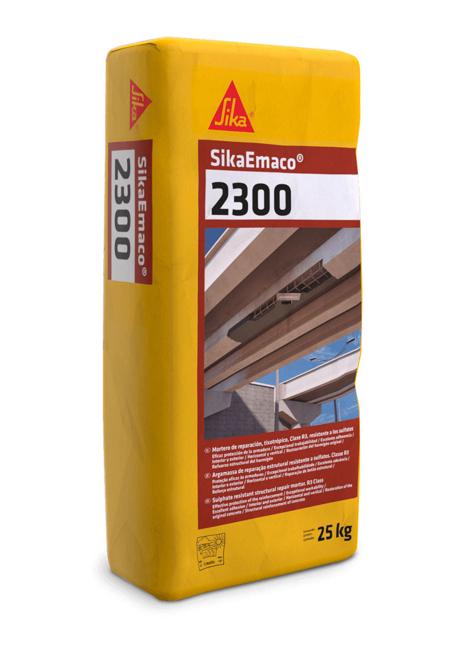 Sika SikaEmaco-2300 mortero de reparación R3 en saco de 25 kg
