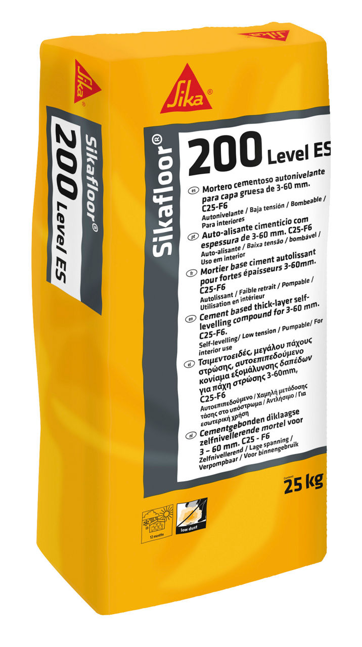 Sika Sikafloor-200 Level mortero autonivelante en saco de 25 kg