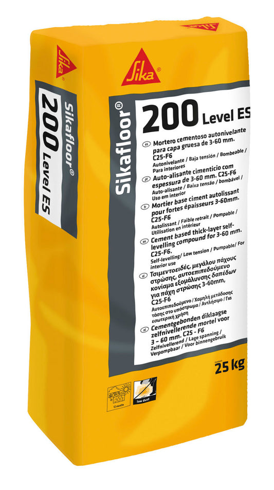 Sika Sikafloor-200 Level mortero autonivelante en saco de 25 kg