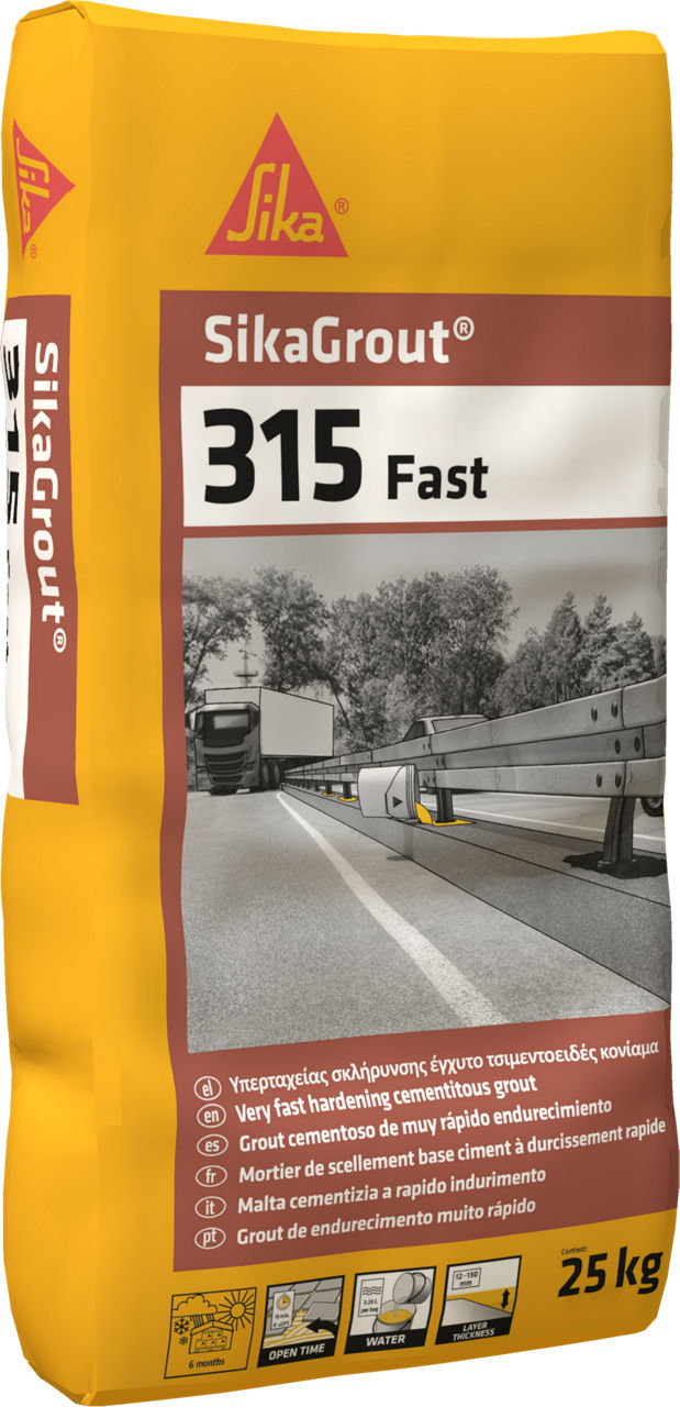 Sika SikaGrout-315 Fast grout cementoso rápido en saco de 25 kg